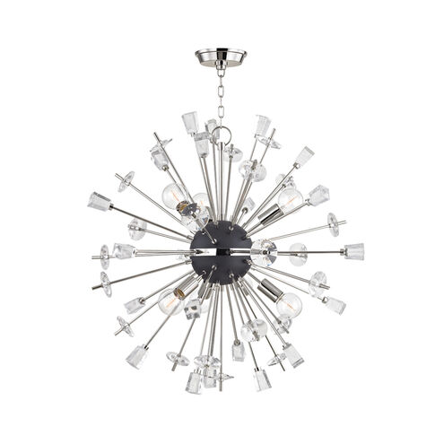 Liberty 6 Light 32 inch Polished Nickel Chandelier Ceiling Light