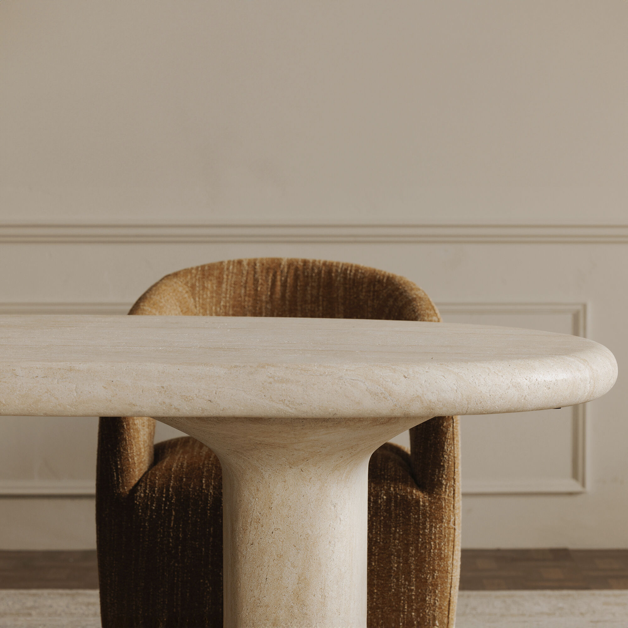 Warby 78 X 42 inch Beige Outdoor Dining Table