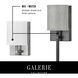 Galerie Avenue LED 6 inch Brushed Nickel ADA Indoor Wall Sconce Wall Light