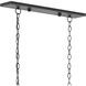 Argand 8 Light 44 inch Antique Black Chandelier Ceiling Light