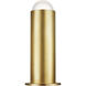 Kelly Wearstler Ebell 9.3 watt Natural Brass Table Lamp Portable Light, Integrated LED