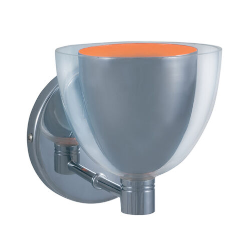 Lina 1 Light 4.75 inch Chrome Wall Sconce Wall Light
