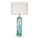 Ponchatrain 29 inch 100.00 watt Clear Blue Glass Table Lamp Portable Light