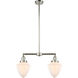 Franklin Restoration Bullet LED 24 inch Polished Nickel Island Light Ceiling Light