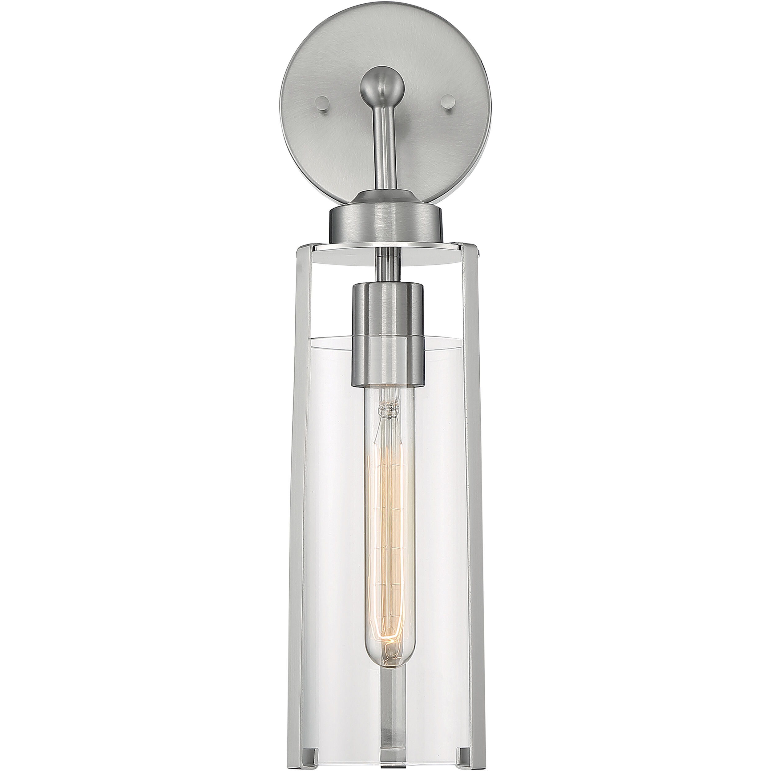 Marina 1 Light 5 inch Brushed Nickel Vanity Light Wall Light