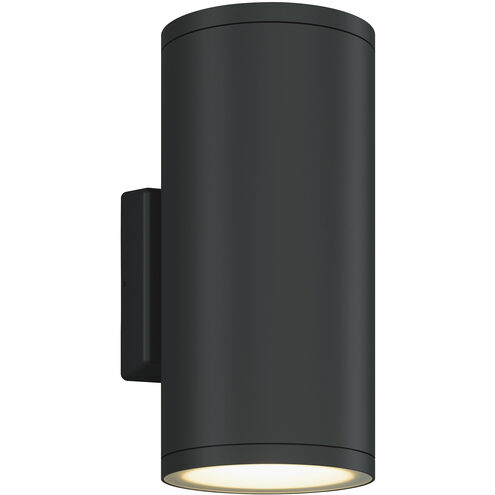 Outdoor Cylinder LED 13 inch Anthracite Outdoor Wall Sconce