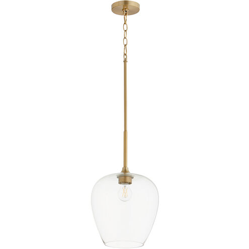 Veno 1 Light 11 inch Aged Brass Pendant Ceiling Light