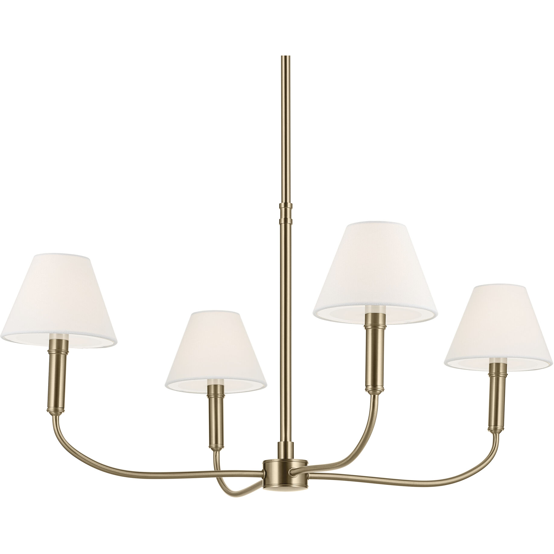 Eadie 4 Light Champagne Bronze Chandelier Ceiling Light