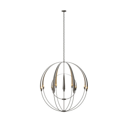 Double Cirque 12 Light 48.3 inch Dark Smoke Large Scale Chandelier Ceiling Light, Large Scale
