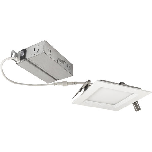 E-Series Matte Powder White Recessed Downlight, Selectable CCT