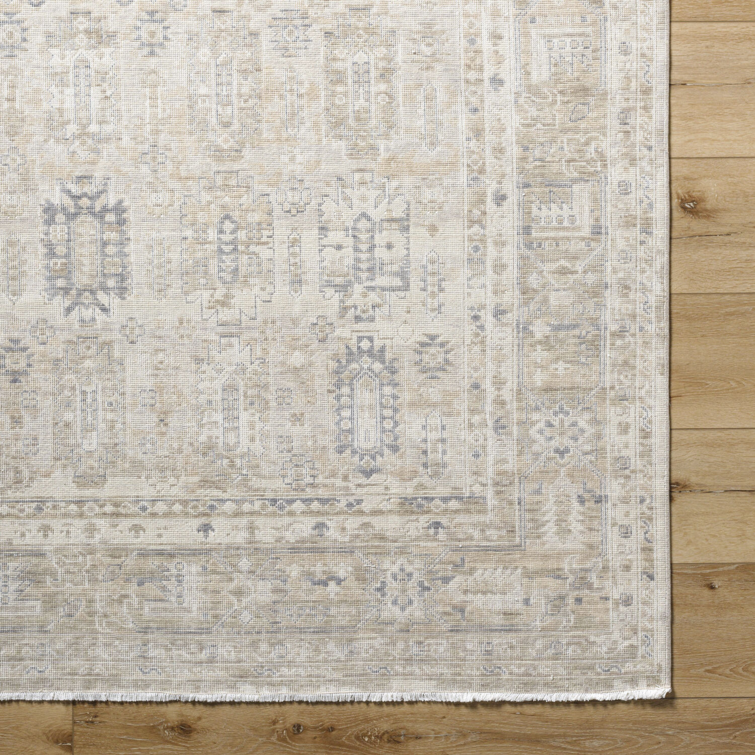 Once Upon a Time 106.3 X 77.17 inch Ivory / Light Gray / Tan / Medium Gray / Gray Machine Woven Rug in 6.5 x 9