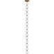 Sean Lavin Perle LED 2.8 inch Natural Brass Line-Voltage Pendant Ceiling Light in 2700K, Remote