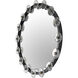 Moira 33 X 33 inch Matte Black Mirror