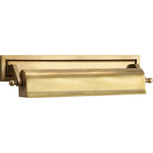 Thomas O'Brien Library 80 watt 17.5 inch Hand-Rubbed Antique Brass Picture Light Wall Light
