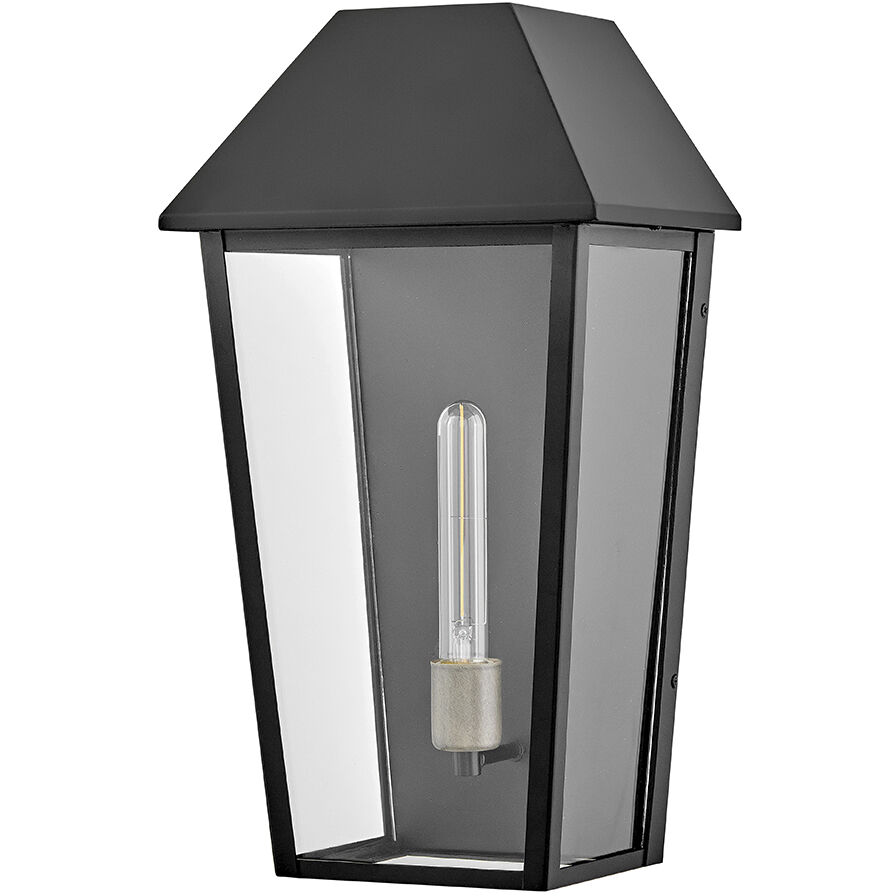 Maclin 1 Light 19.5 inch Black Outdoor Wall Mount