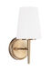 Driscoll 1 Light 5.25 inch Satin Brass Bath Vanity Wall Sconce Wall Light