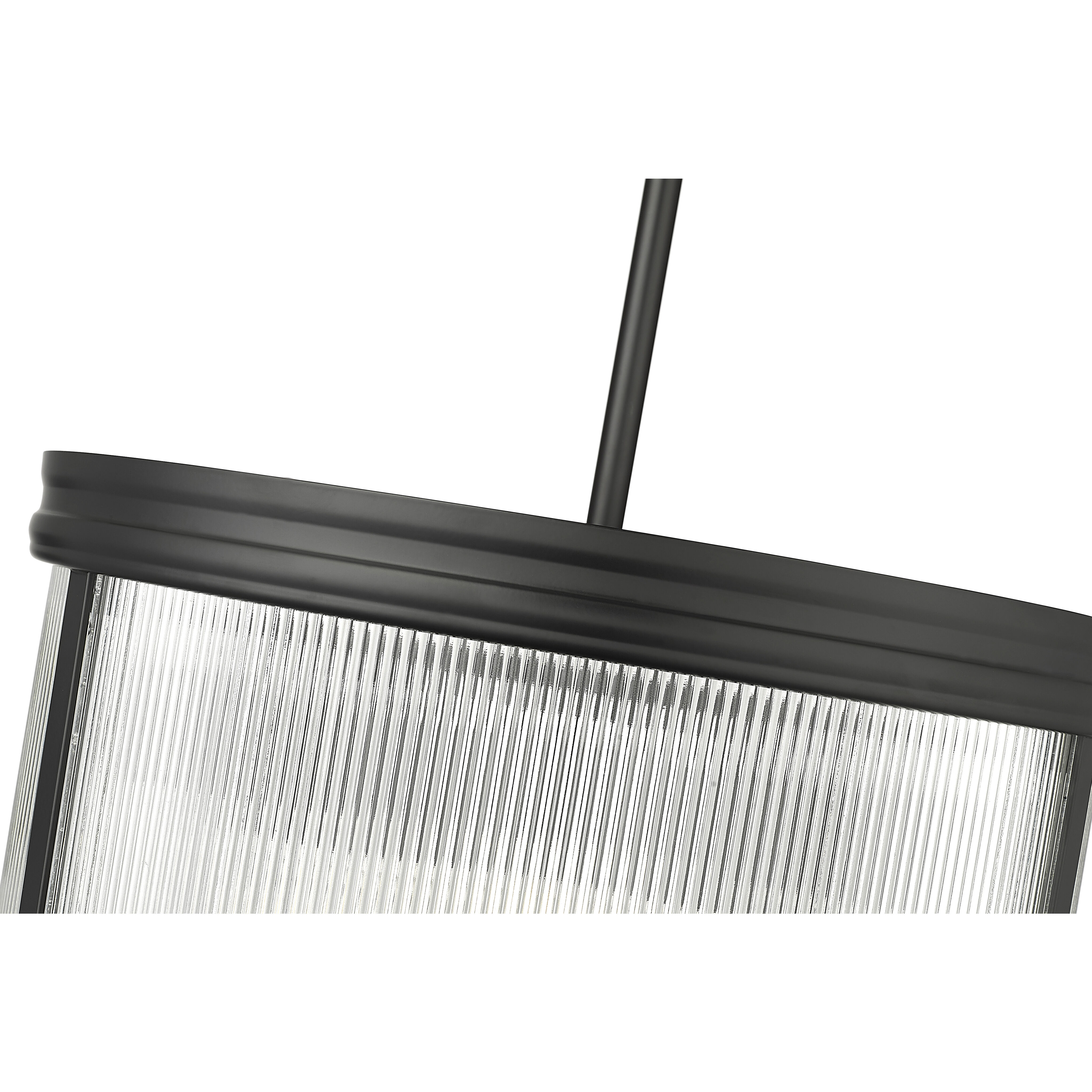 Carnaby 5 Light 18.25 inch Matte Black Pendant Ceiling Light