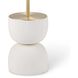 Bruno 60.5 inch 100.00 watt White Floor Lamp Portable Light