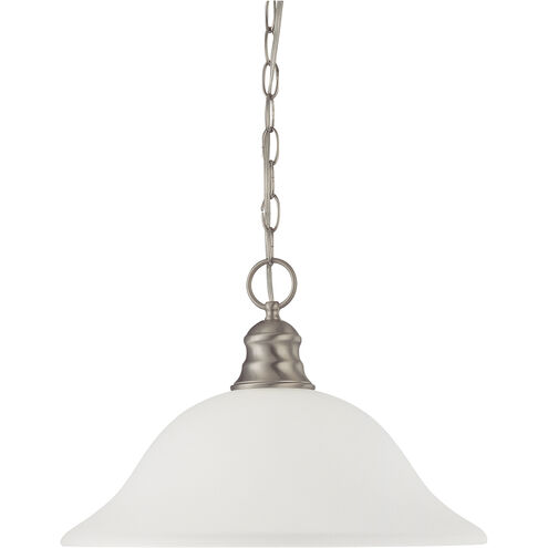 Brentwood 1 Light 16 inch Brushed Nickel Pendant Ceiling Light