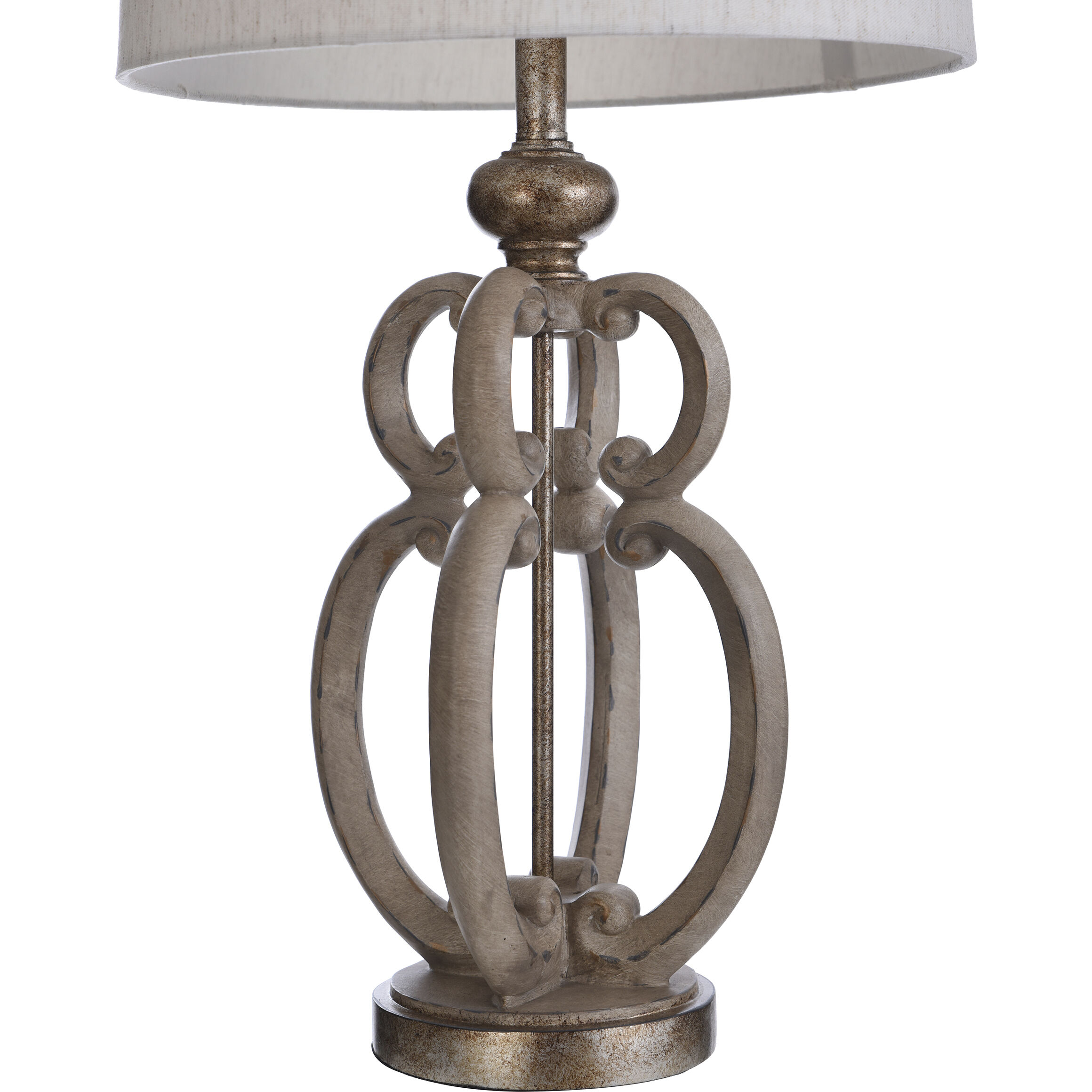 Signature 34 inch 150 watt Tuscana Cream Table Lamp Portable Light