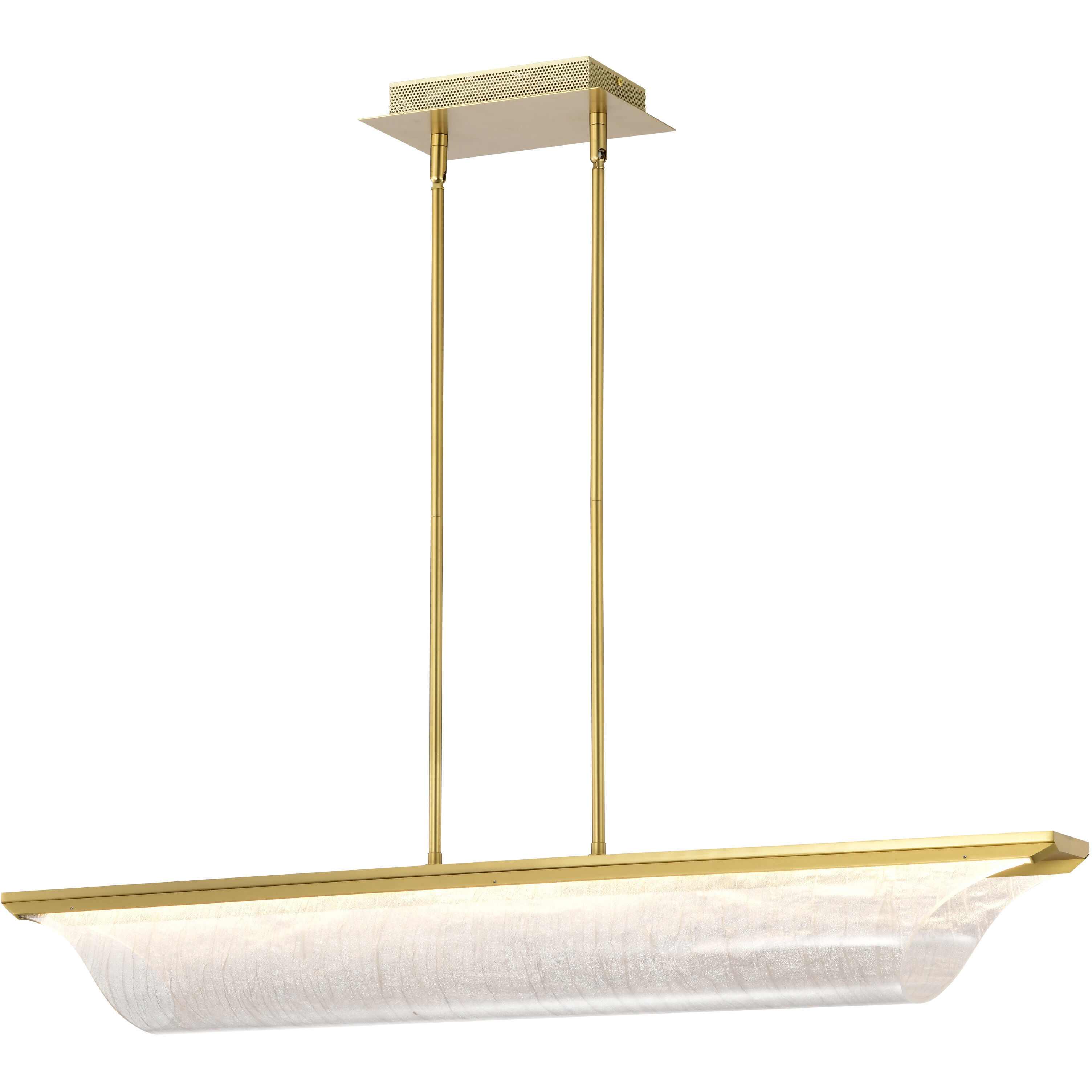 Idris LED 6.25 inch Vintage Brass Pendant Ceiling Light