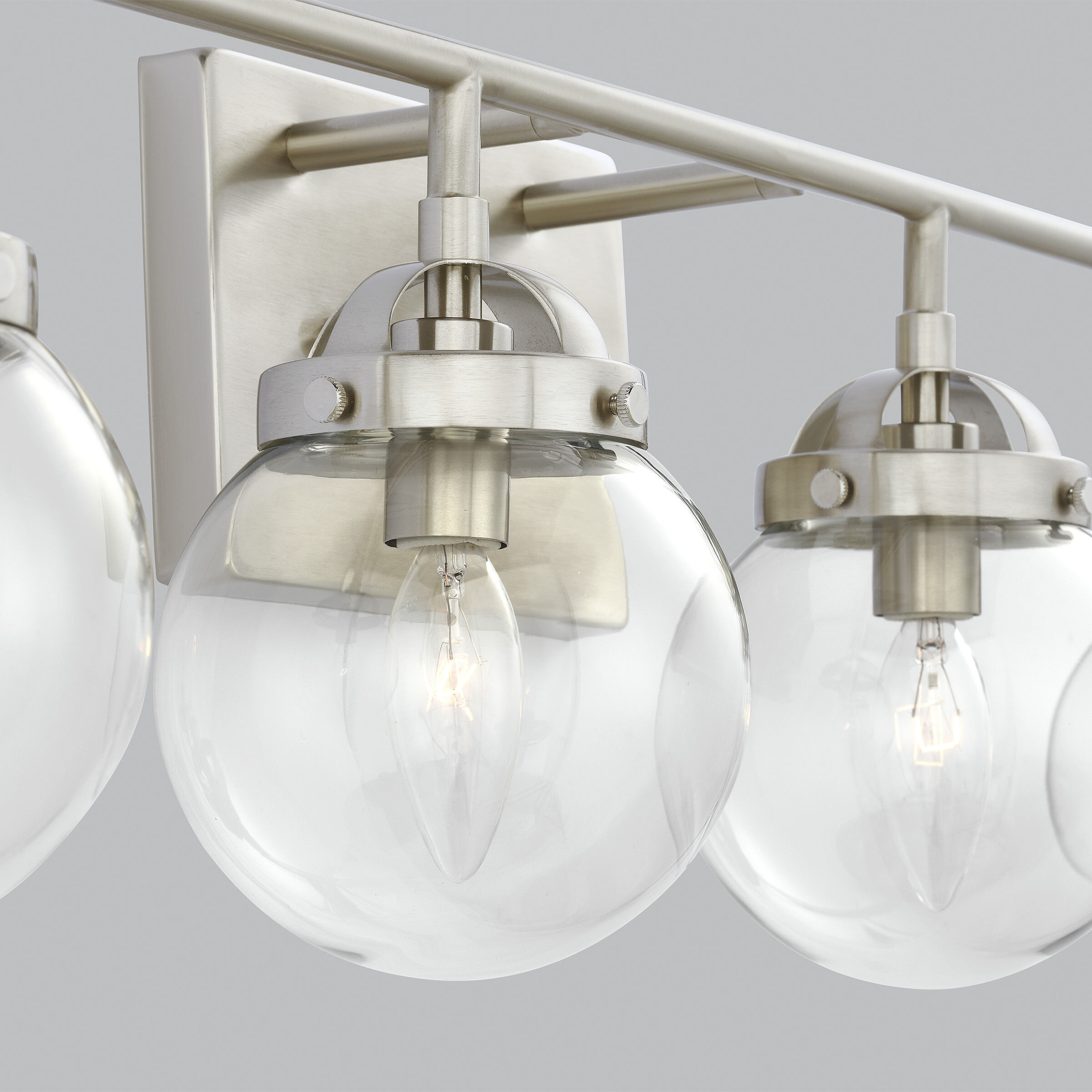 Bryce 4 Light 30 inch Brushed Nickel Bath Vanity Wall Sconce Wall Light