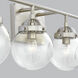 Bryce 4 Light 30 inch Brushed Nickel Bath Vanity Wall Sconce Wall Light
