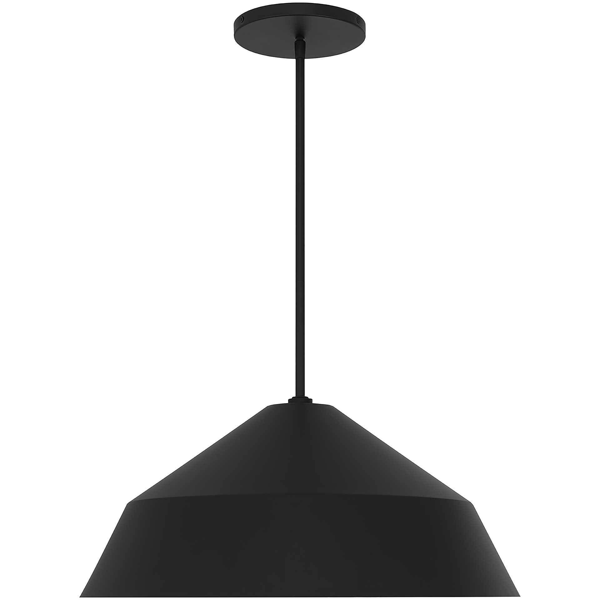 Nin LED 22 inch Sand Black Outdoor Pendant