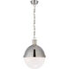 Thomas O'Brien Hicks 2 Light 13.25 inch Polished Nickel Pendant Ceiling Light, Large