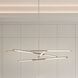 Overture LED 48 inch Polished Nickel Chandelier Ceiling Light