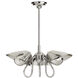 Keaton 3 Light 24.5 inch Polished Nickel Pendant Ceiling Light