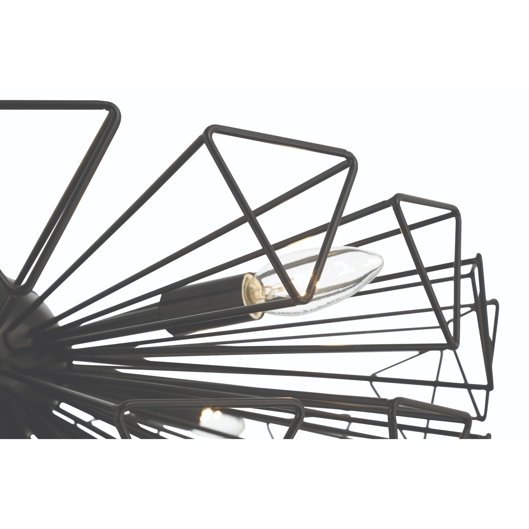 Dendelio 9 Light 22.5 inch Black Chandelier Ceiling Light