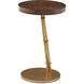 Kesden 21.75 X 14 inch Pyramid Brown Accent Table