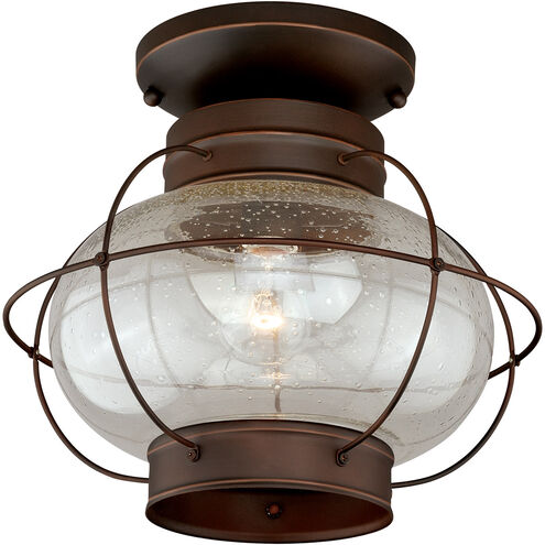 Chatham 1 Light 13 inch Burnished Bronze Outdoor Ceiling