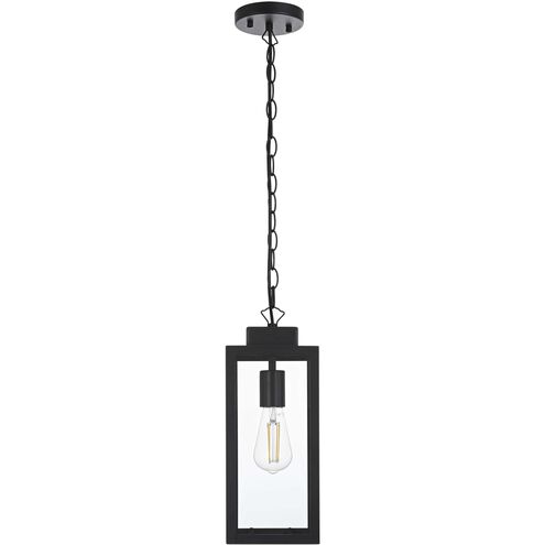 Hilton 1 Light 6 inch Black Outdoor Pendant