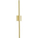 Vega 1 inch Brushed Gold ADA Wall Sconce Wall Light