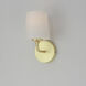 Bristol 1 Light 5 inch Satin Brass Wall Sconce Wall Light