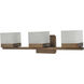 Cubic LED 22 inch Bronze Vanity Bar Light Wall Light