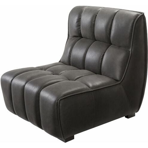 Belfort Black / Dark Brown Lounger