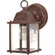 Brentwood 1 Light 9 inch Old Bronze Outdoor Wall Lantern