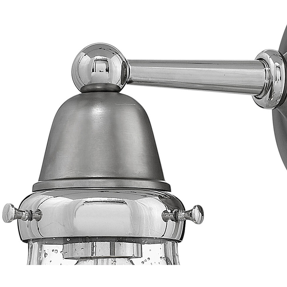 Academy 1 Light 10 inch English Nickel with Polished Nickel Indoor Wall Sconce Wall Light