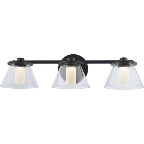 Cone LED 22 inch Black Bath Vanity Light Wall Light