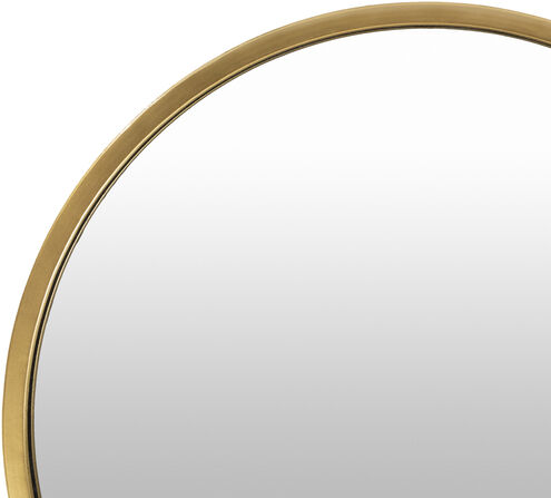 Carmen 32 X 32 inch Gold Mirror in Twin, Round