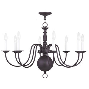 Williamsburgh 8 Light 32.00 inch Chandelier