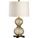 Wildwood 31 inch 100 watt Old Gold Cage Lamp Portable Light