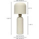 Echo 16 inch 7.00 watt Beige Table Lamp Portable Light