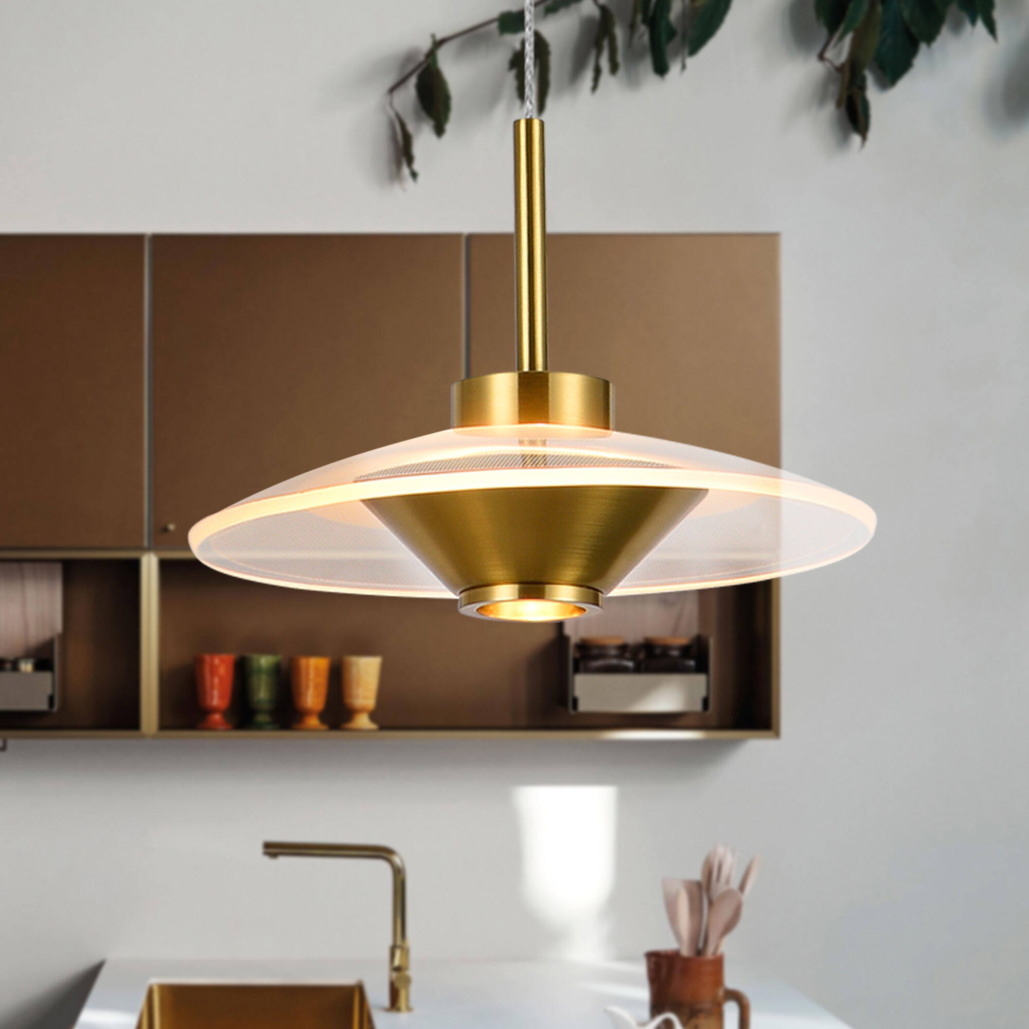 VONN VAP2321AB Ferrara Series 7 inch Antique Brass Pendant Ceiling Light, Artisan Collection VONN VAP2321AB Ferrara Series 7 inch Antique Brass Pendant Ceiling Light, Artisan Collection