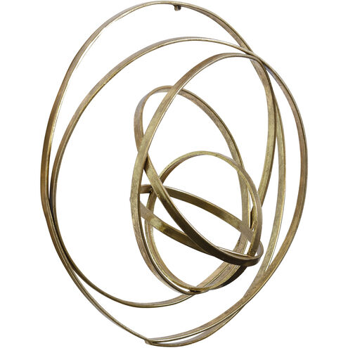 Arciform Brushed Gold Wall Art