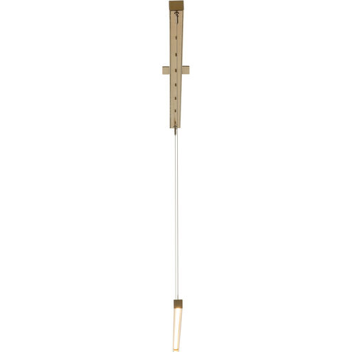 Art + Alchemy Ingot LED 1.25 inch Modern Brass Pendant Ceiling Light
