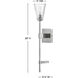 Auden 1 Light 6.25 inch Polished Nickel Vanity Light Wall Light